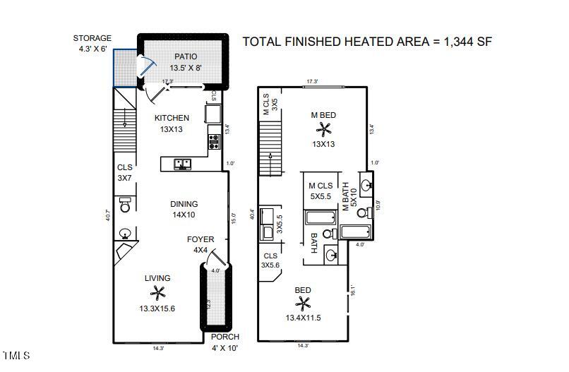 4402 Sugarbend Way Raleigh, NC 27606 - Photo 31 of 31 Floor Plan