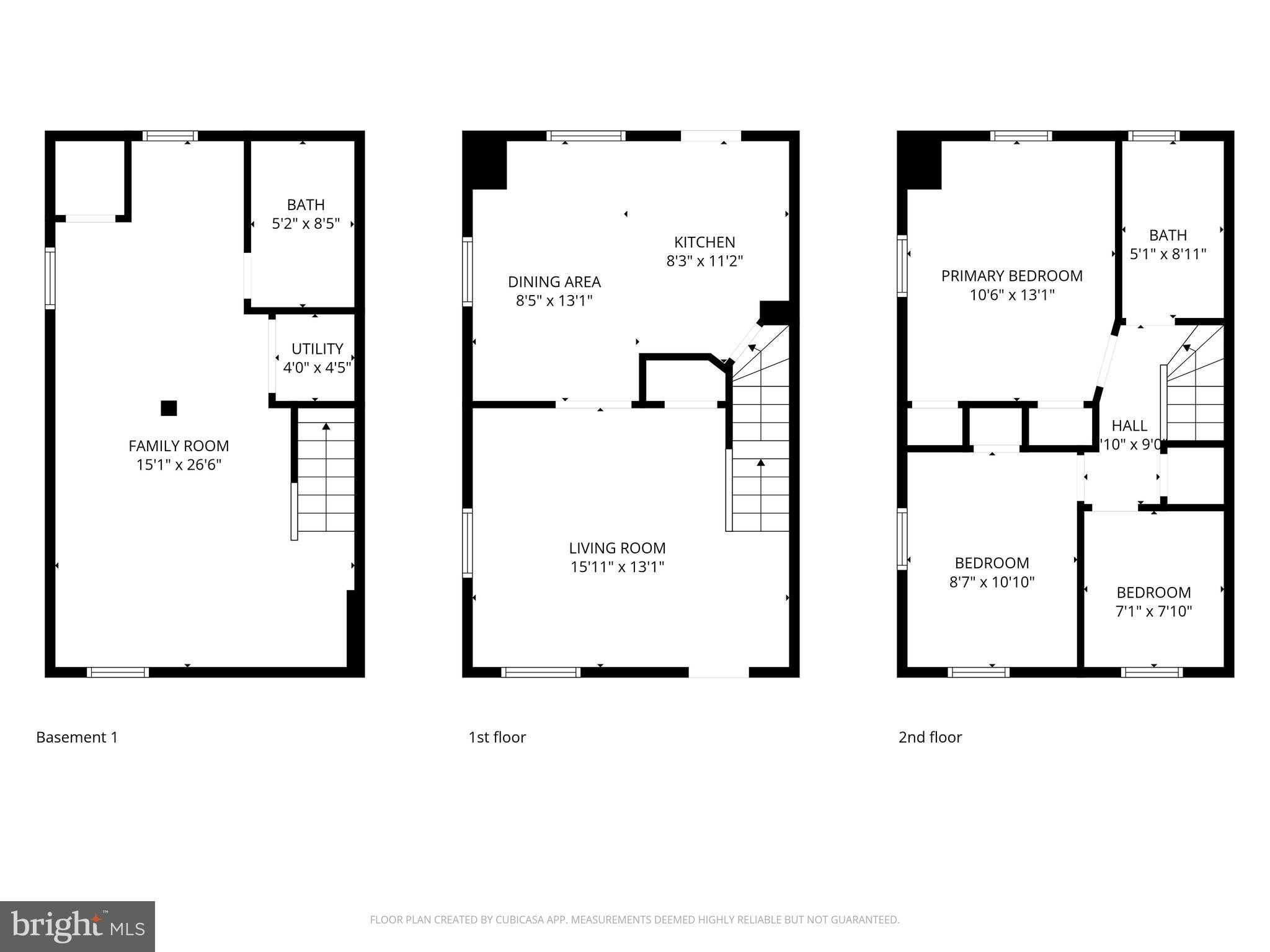 417 Burbank Street Southeast Washington, DC 20019 - Photo 41 of 44 All Levels Floor Plan