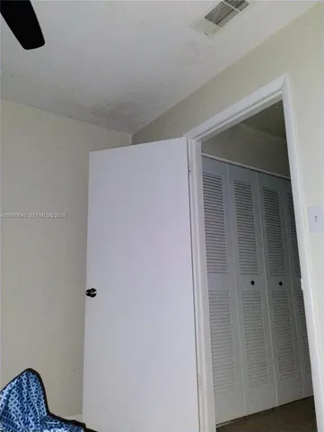 a view of closet area