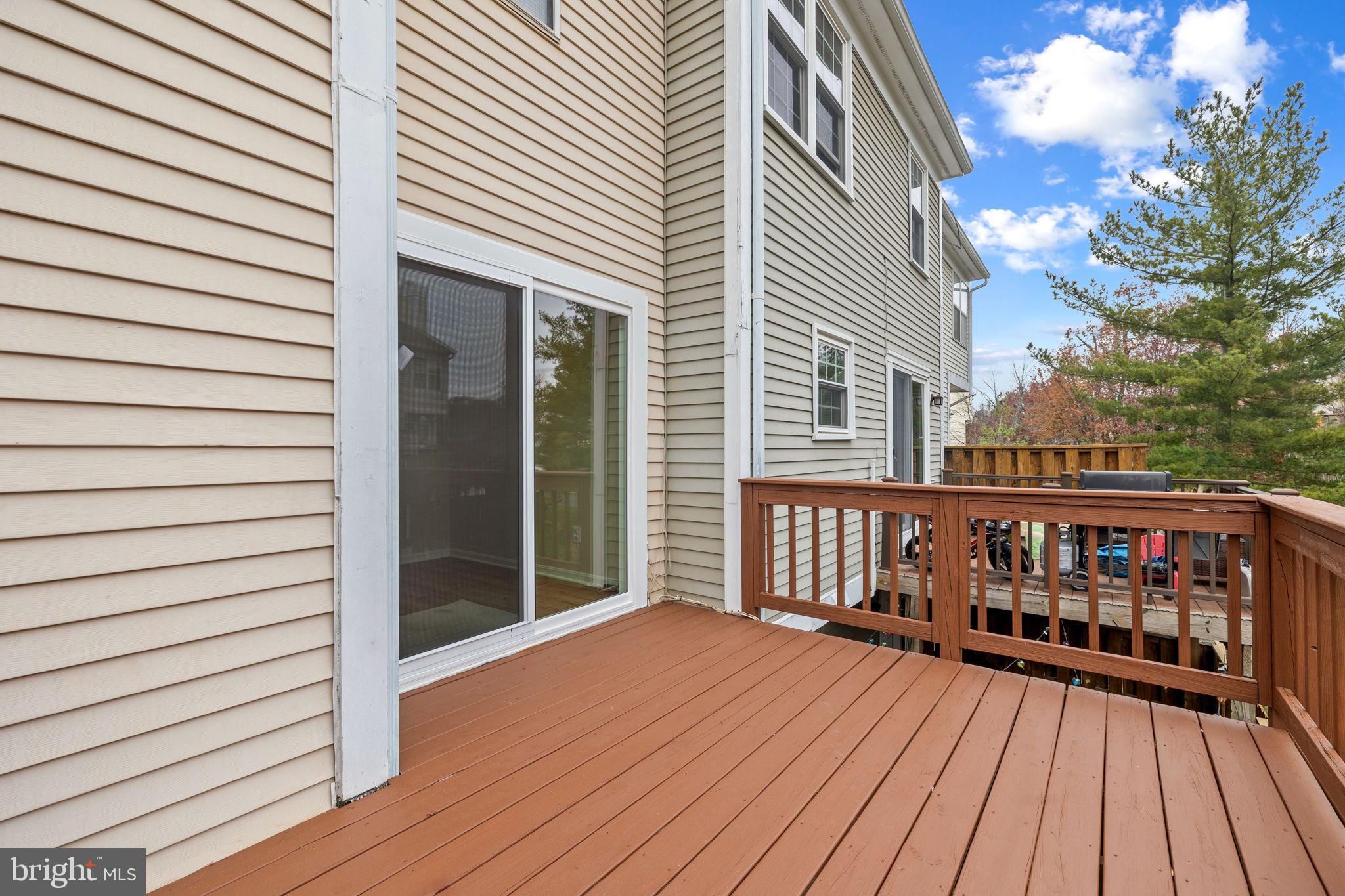 10909 Postern Court Manassas, VA 20109 - Photo 17 of 19 updated sliding glass door to the Deck