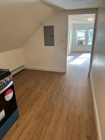 wooden floor in an empty room