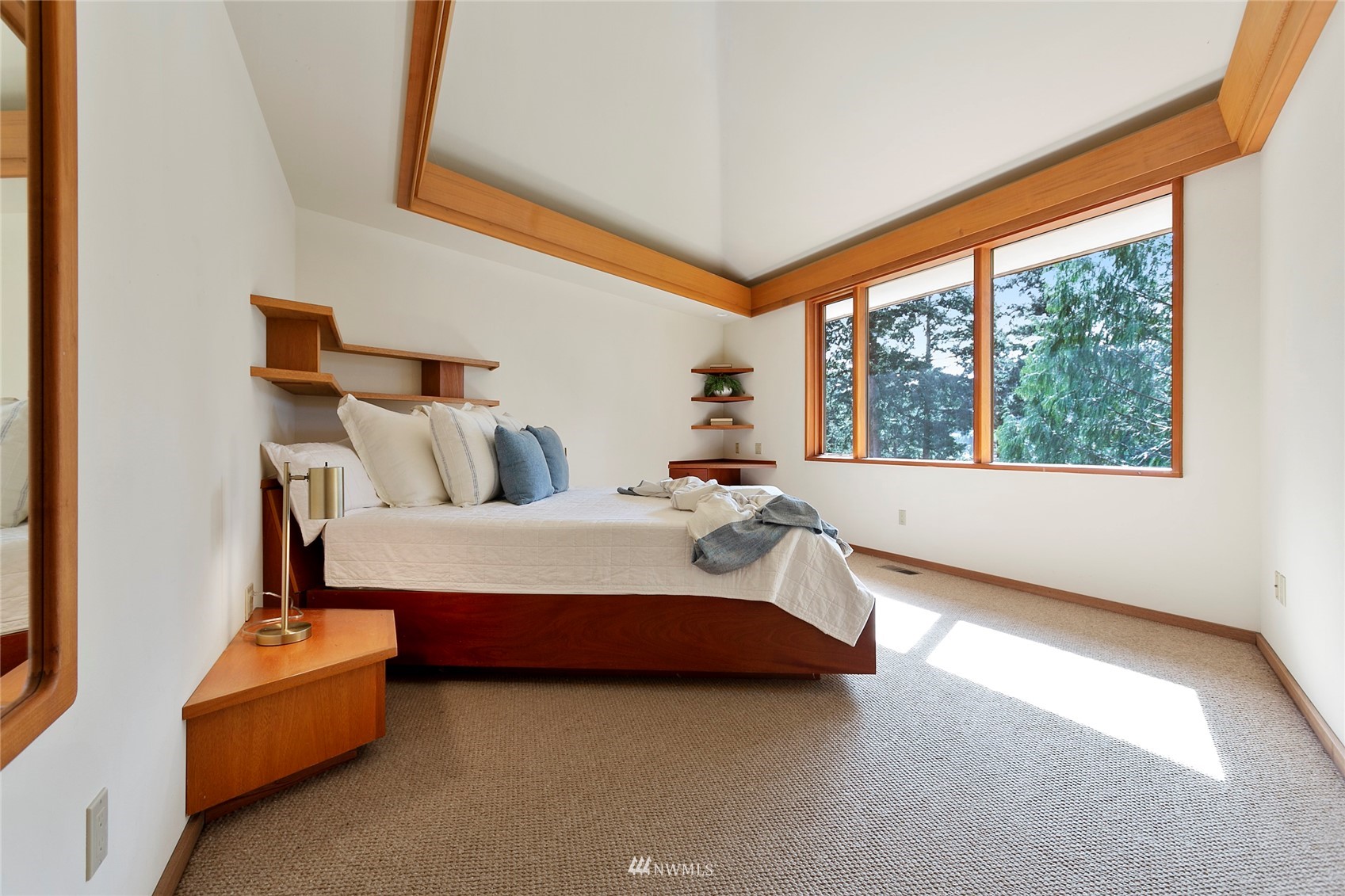 312 Sea Pines Road Bellingham, WA 98229 - Photo 22 of 39 a bed room with a bed and a large window
