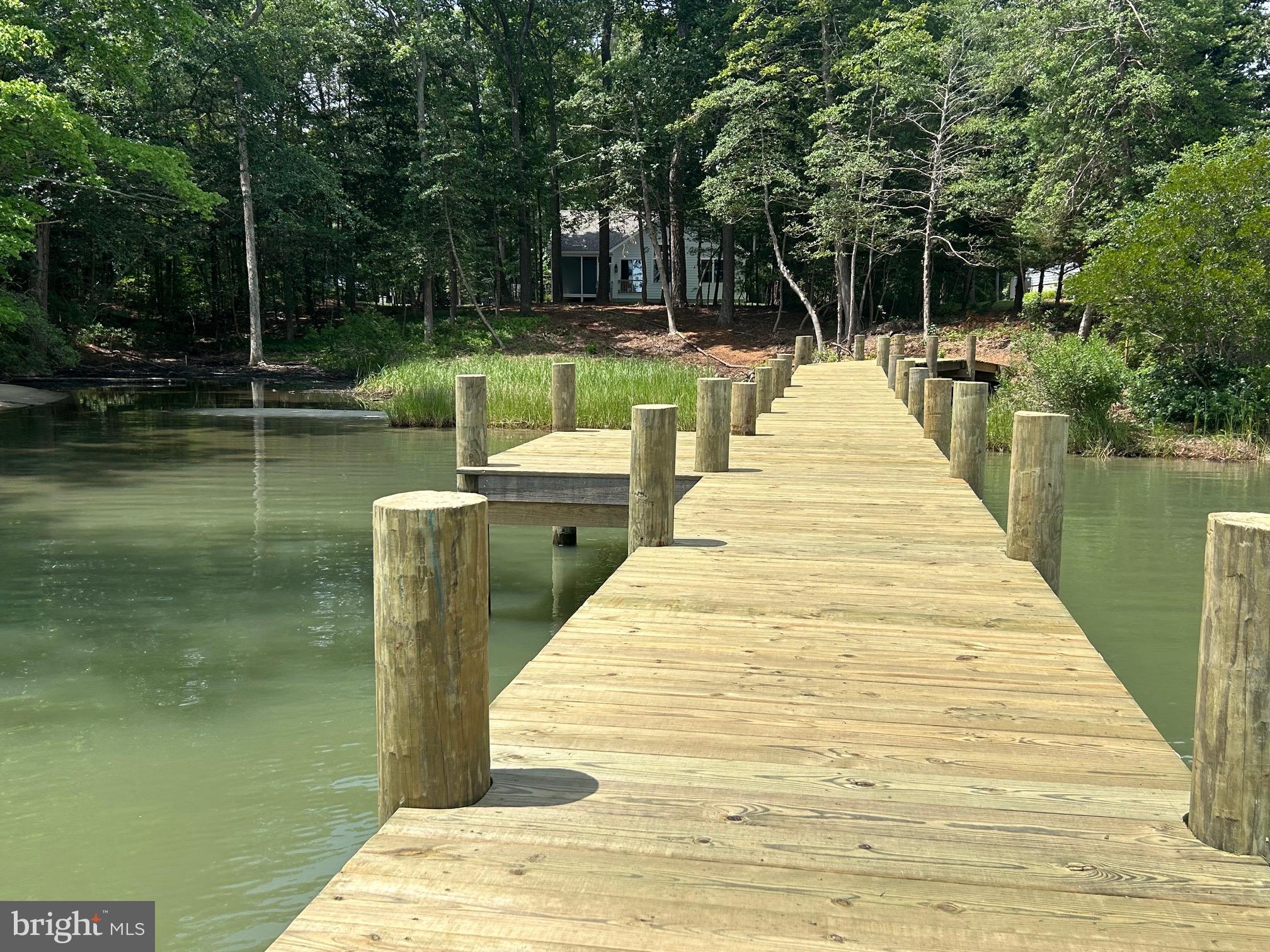 57 Waterman's Way Reedville, VA 22539 - Photo 22 of 43 PIER & DOCK looking back to home