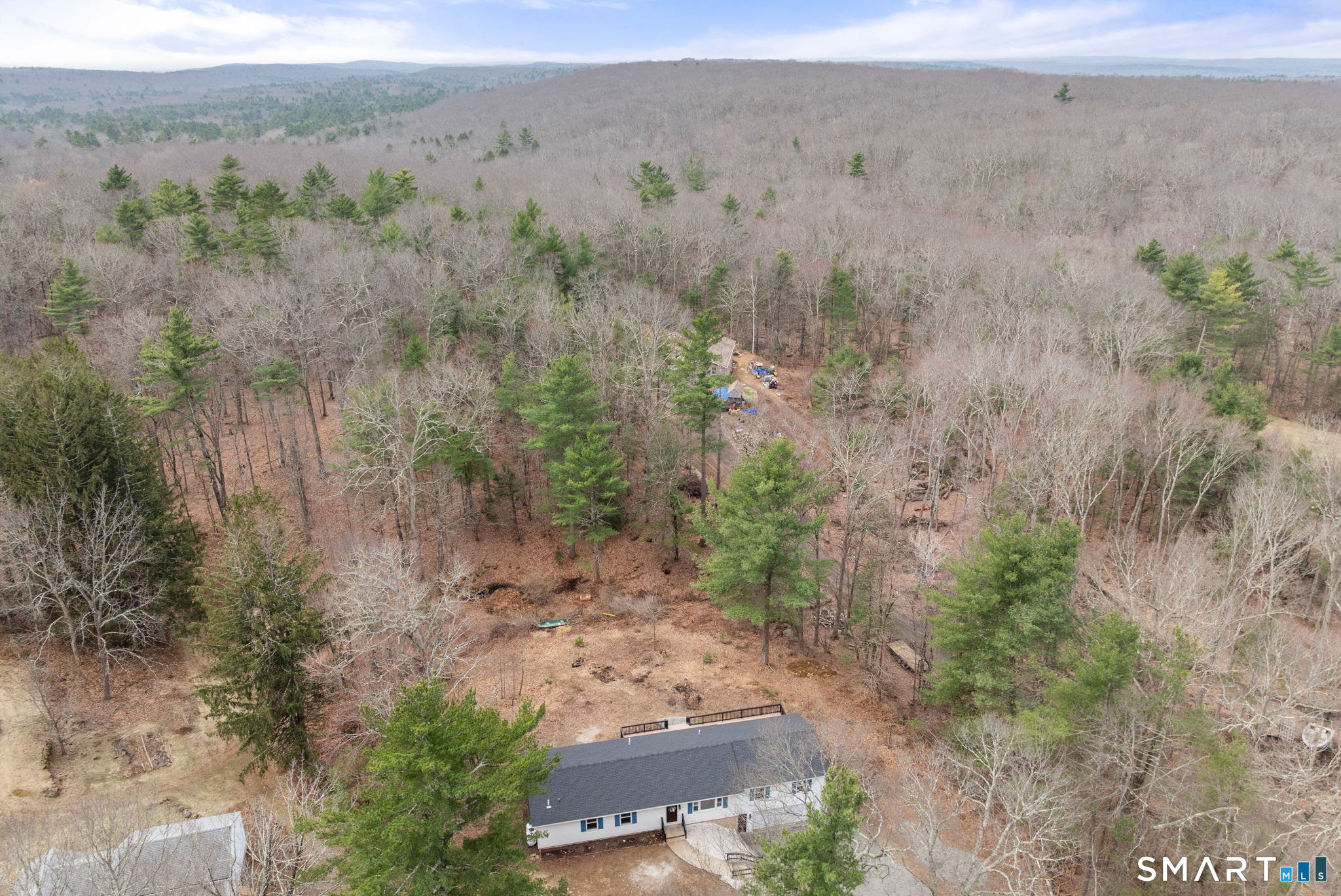 89 Bradway Road Stafford, CT 06076 - Photo 35 of 39 an aerial view of mountain with trees