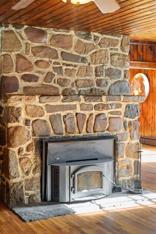 a front view of a building