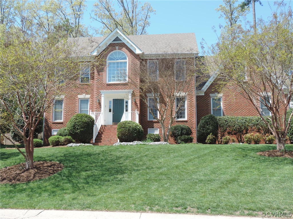 1106 Goswick Ridge Road Midlothian, VA 23114 - Photo 1 of 21 a front view of a house with a yard