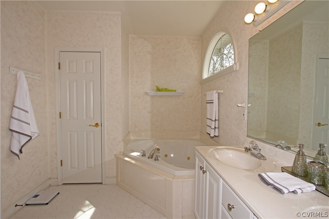 1106 Goswick Ridge Road Midlothian, VA 23114 - Photo 17 of 21 a bathroom with a sink and a mirror