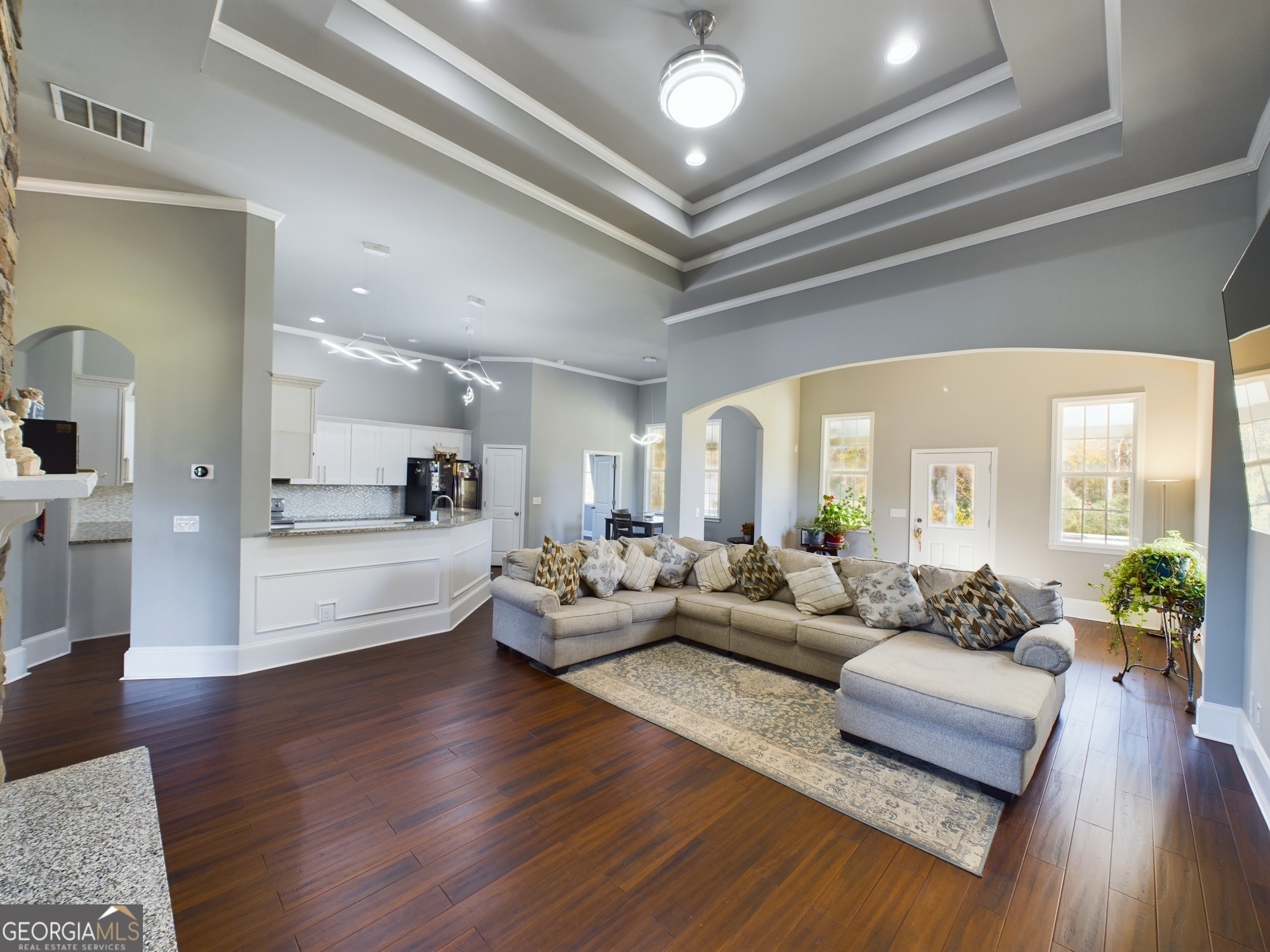 4305 High Falls Road Griffin, GA 30224 - Photo 16 of 33 a living room with furniture and a large window