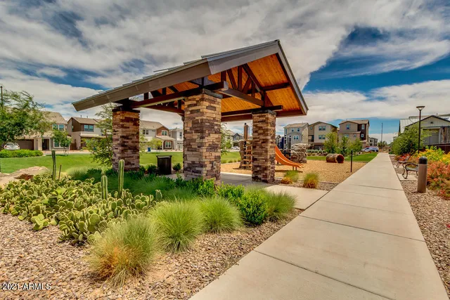 a view of outdoor space with seating