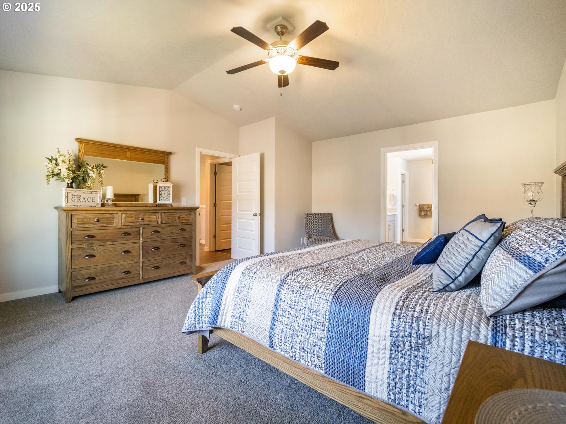 856 Maple Street Brownsville, OR 97327 - Photo 17 of 47 a bedroom with a bed and a dresser