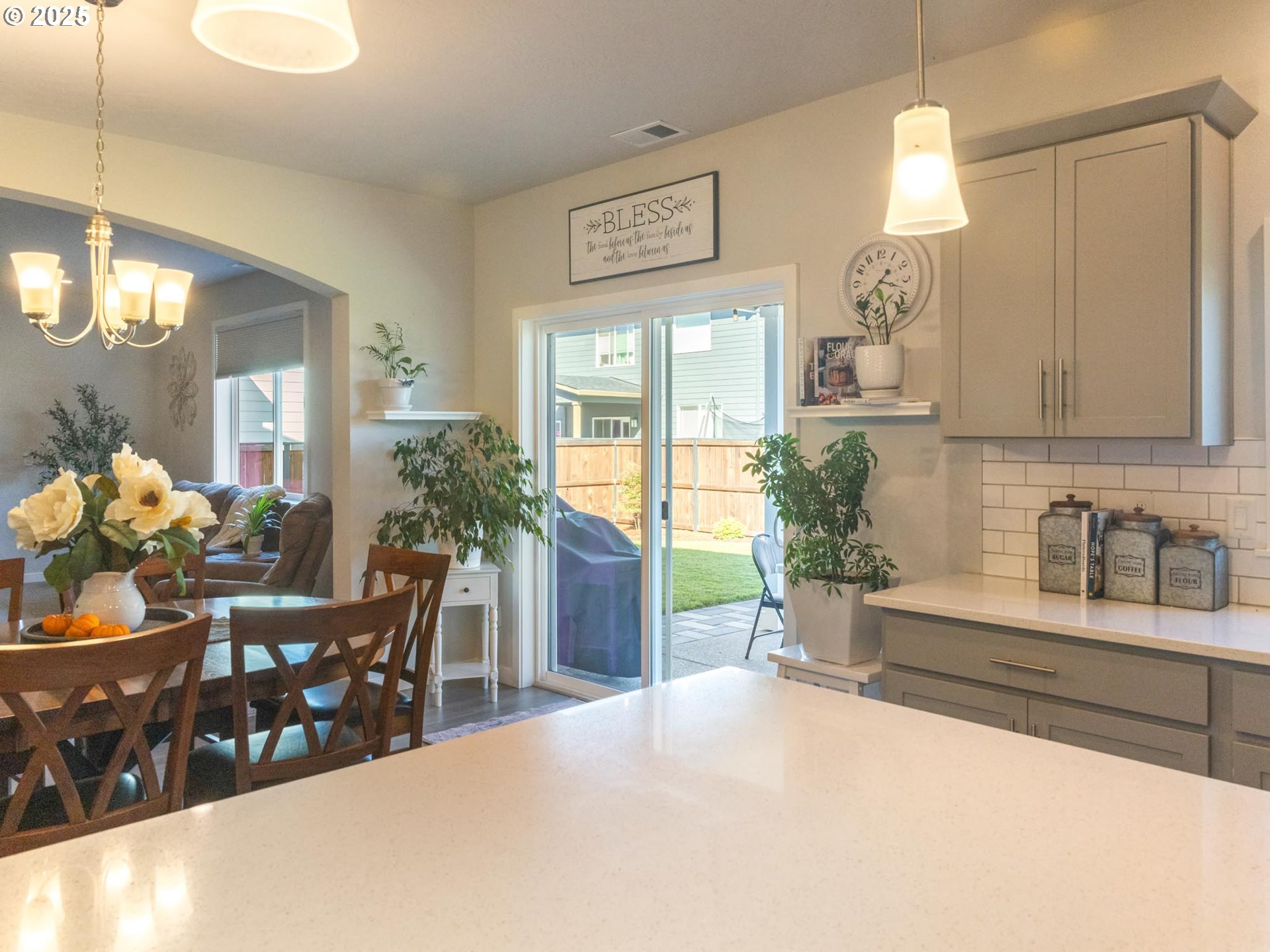 856 Maple Street Brownsville, OR 97327 - Photo 8 of 47 a kitchen with a table and chairs in it