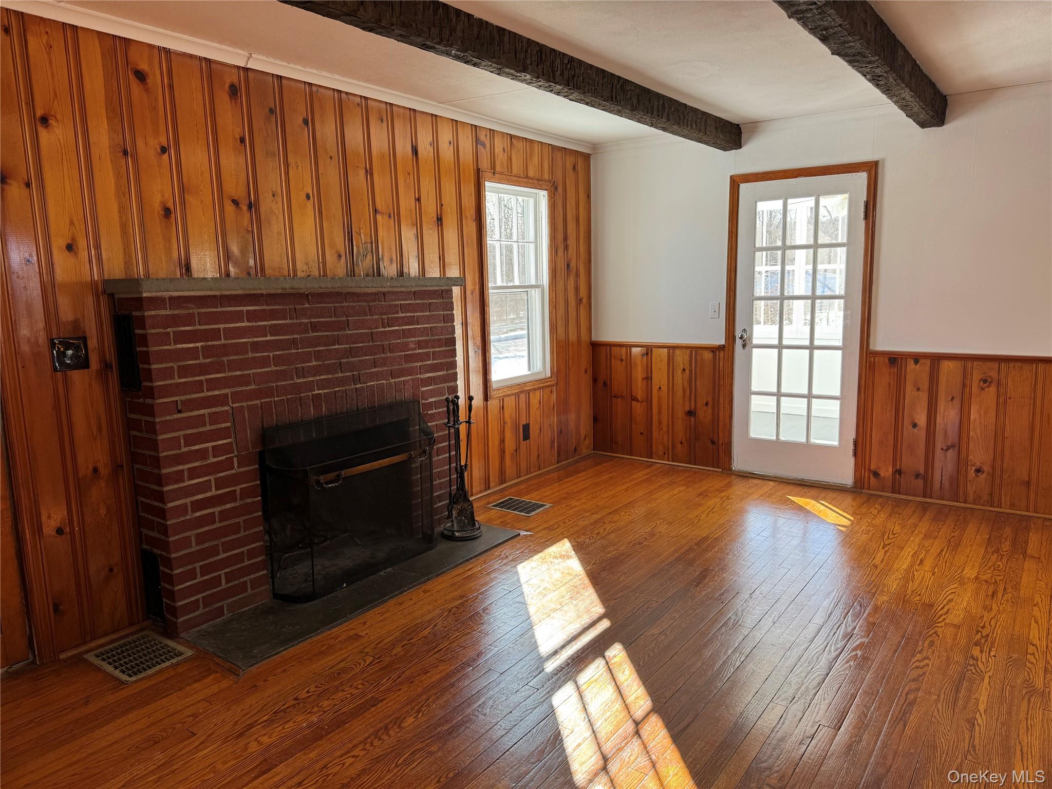 793 Fiddlers Bridge Road Rhinebeck, NY 12572 - Photo 11 of 24 Wood Burning Brick Fireplace