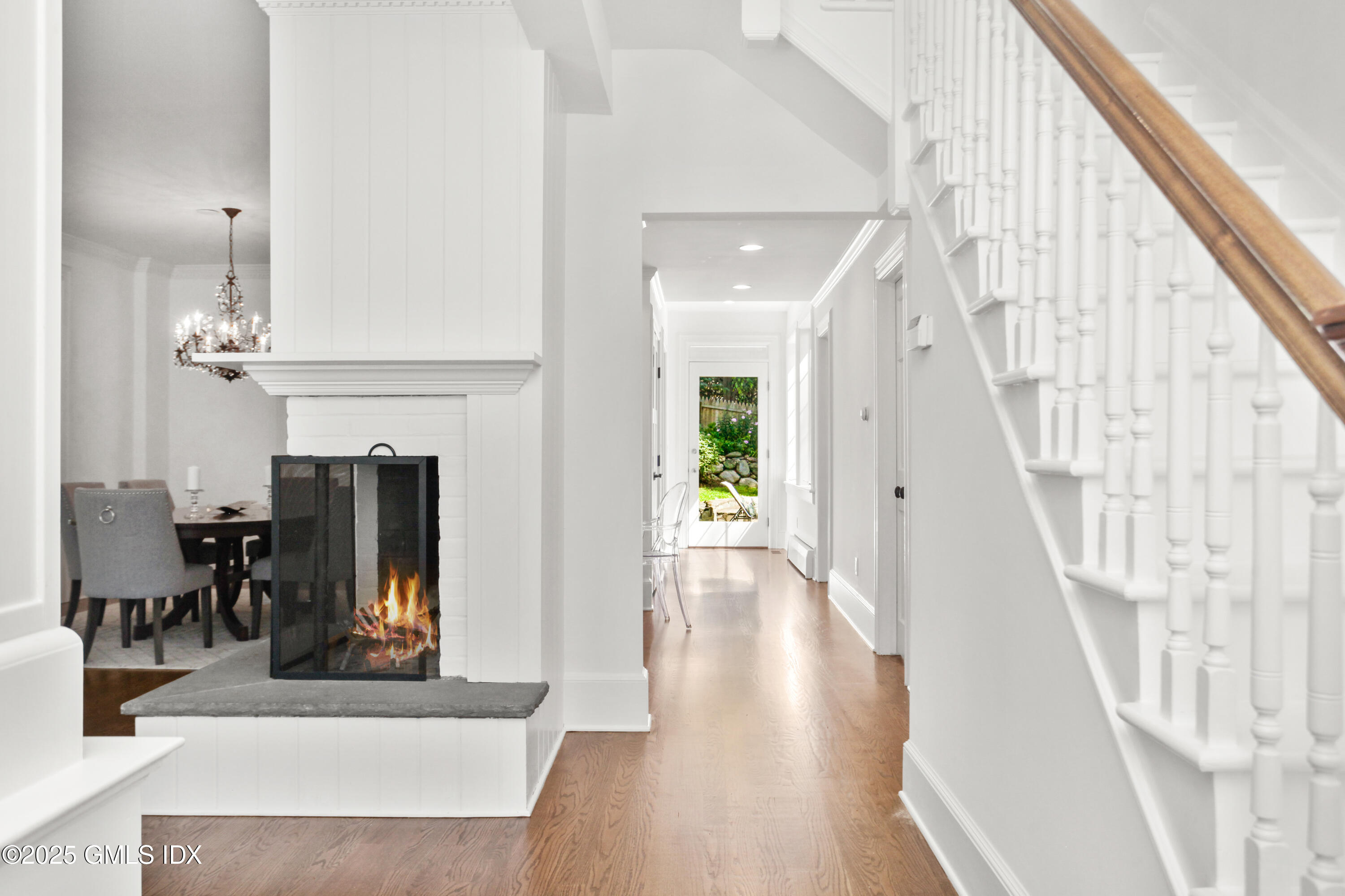 29 Weston Hill Road Riverside, CT 06878 - Photo 3 of 23 a view of entryway and hall with wooden floor