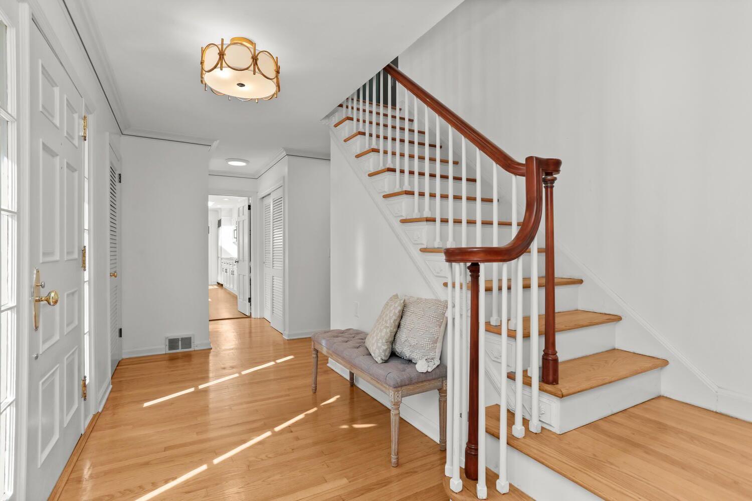 1293 Smith Ridge Road New Canaan, CT 06840 - Photo 20 of 34 a view of entryway with wooden floor