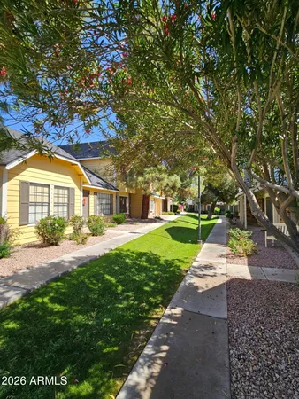 a front view of house with yard