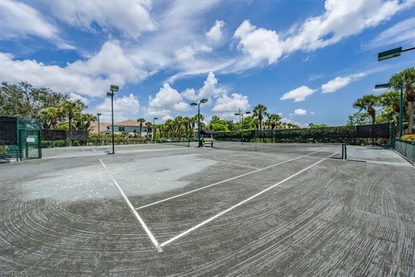a view of a tennis court
