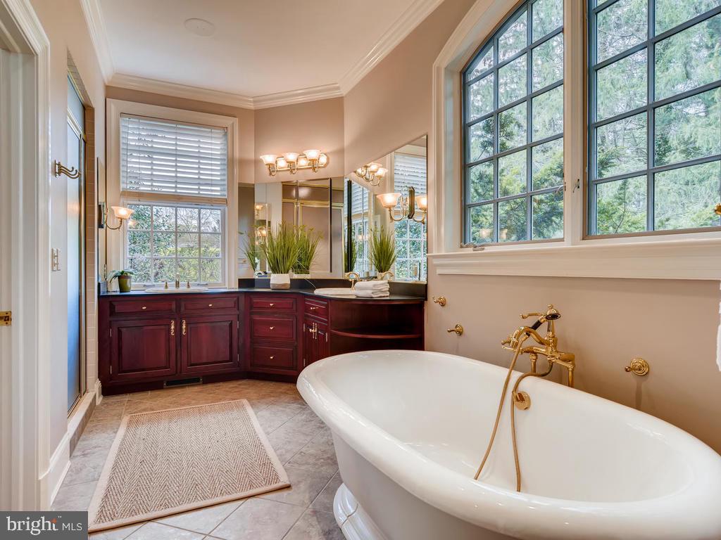 1717 Thornton Ridge Road Towson, MD 21204 - Photo 20 of 49 Master bath with soaking tub & shower