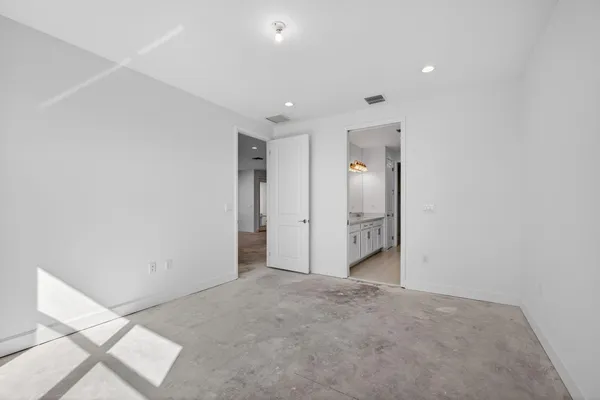 a view of an empty room