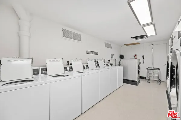 a room with storage and utility