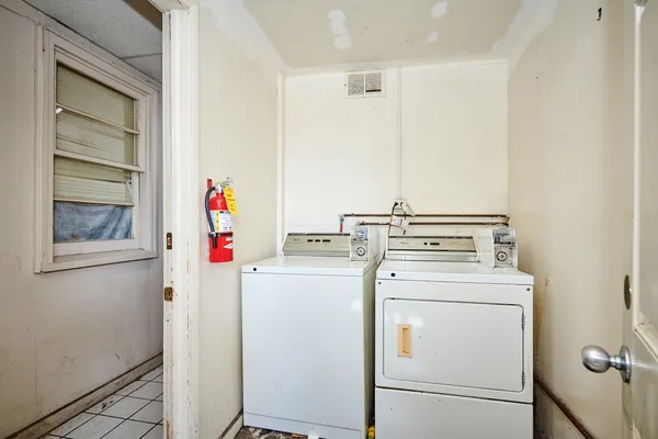 a view of storage and utility room