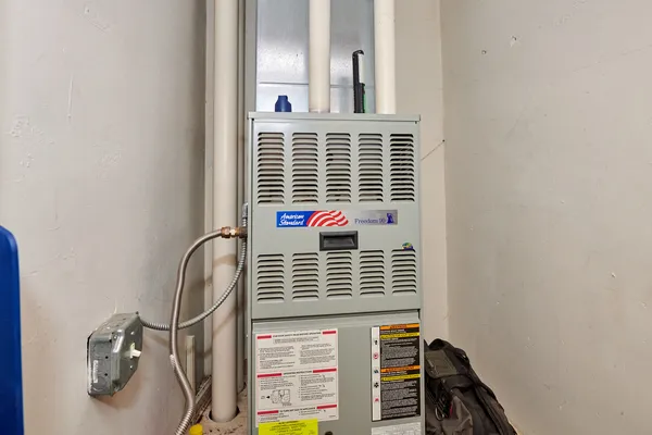 front view of a house with a small yard