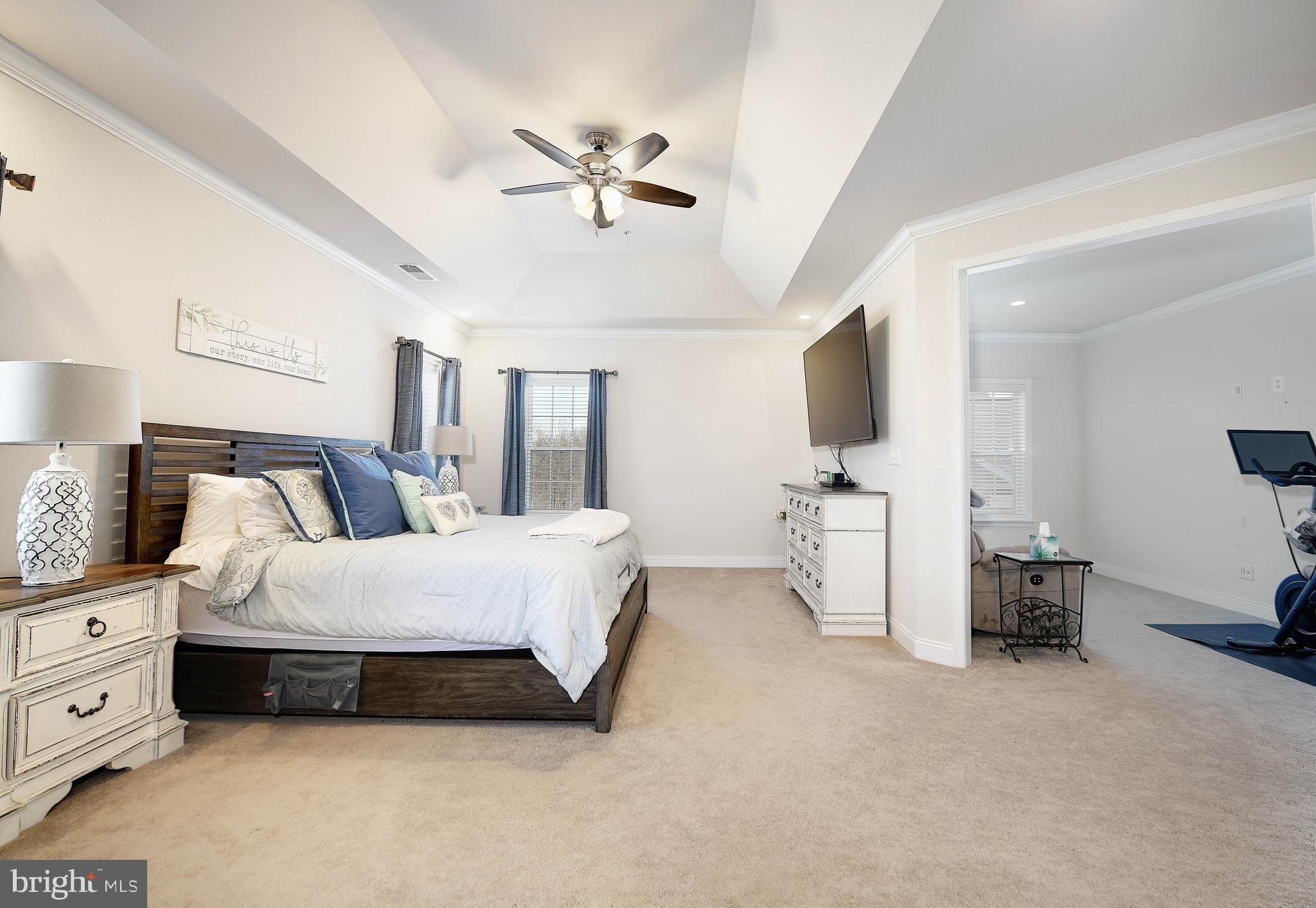 738 Dowers Road Abingdon, MD 21009 - Photo 29 of 50 Primary Bedroom/ceiling fan