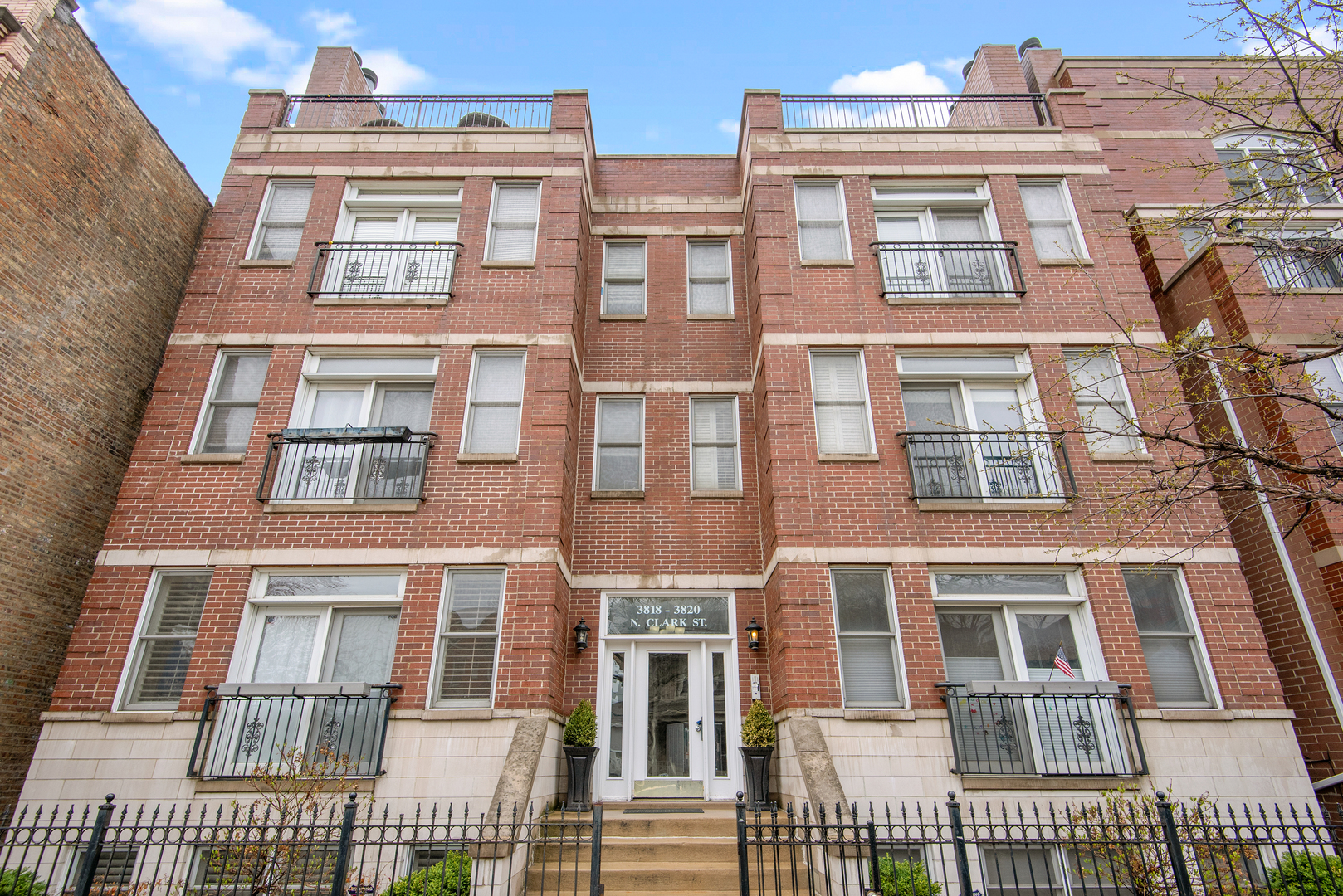 3818 North Clark Street, Unit 1S Chicago, IL 60613 - Photo 1 of 22 front view of a building