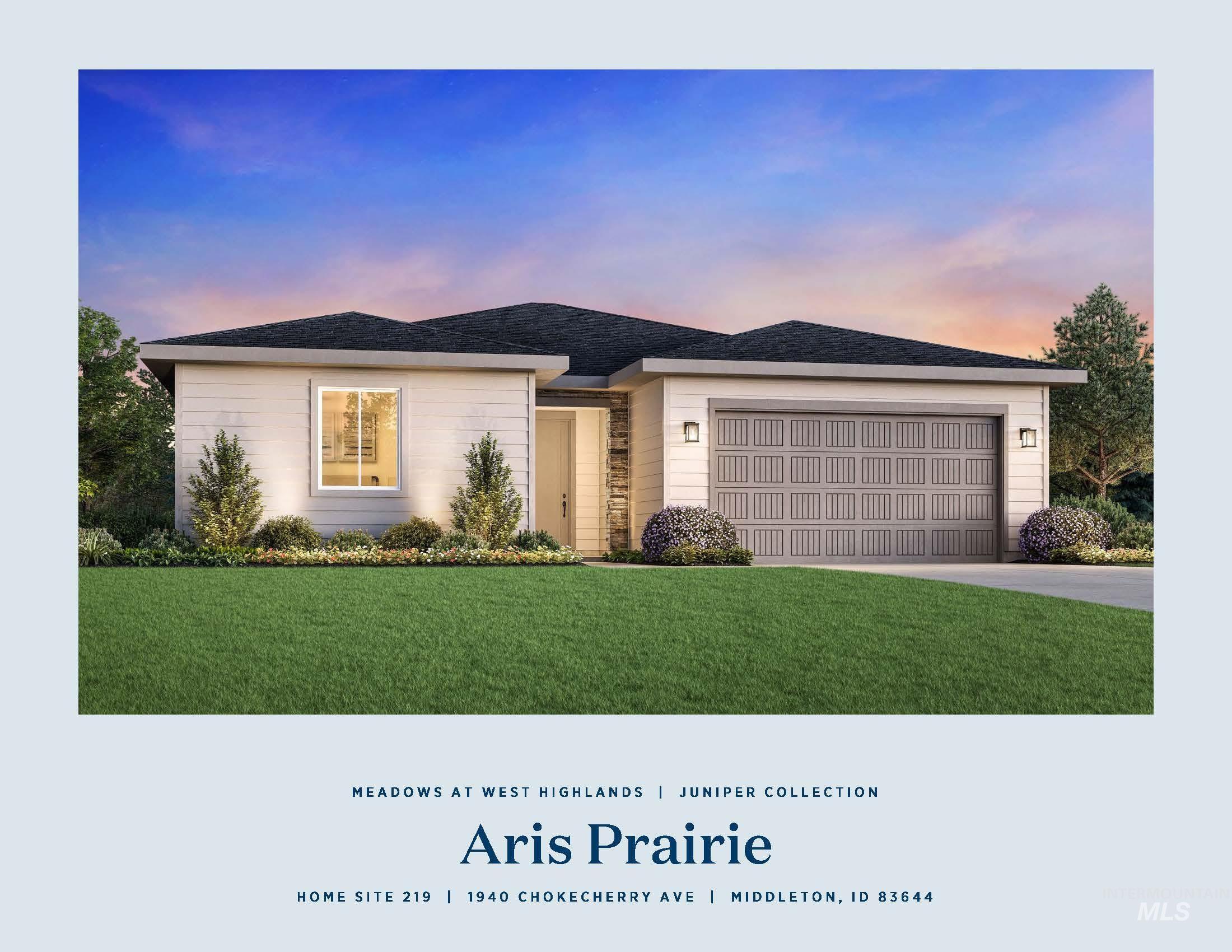 1940 West Chokecherry Avenue Middleton, ID 83644 - Photo 13 of 20 View of front of property featuring a front yard, concrete driveway, and an attached garage