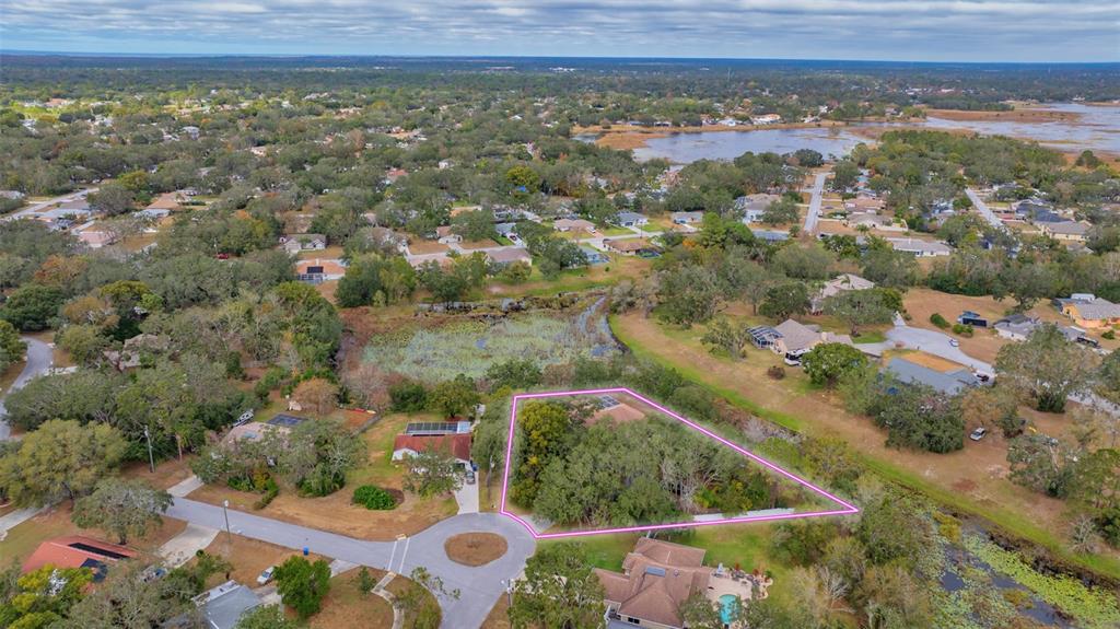 an aerial view of a