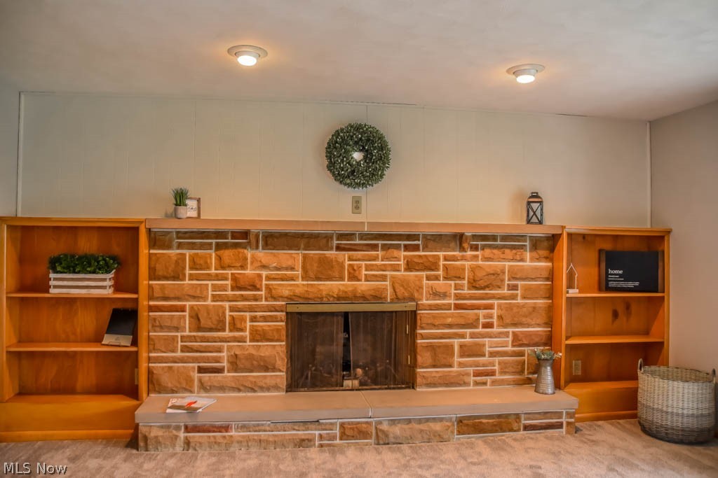 3525 25th Street Northwest Canton, OH 44708 - Photo 12 of 29 Living room fireplace