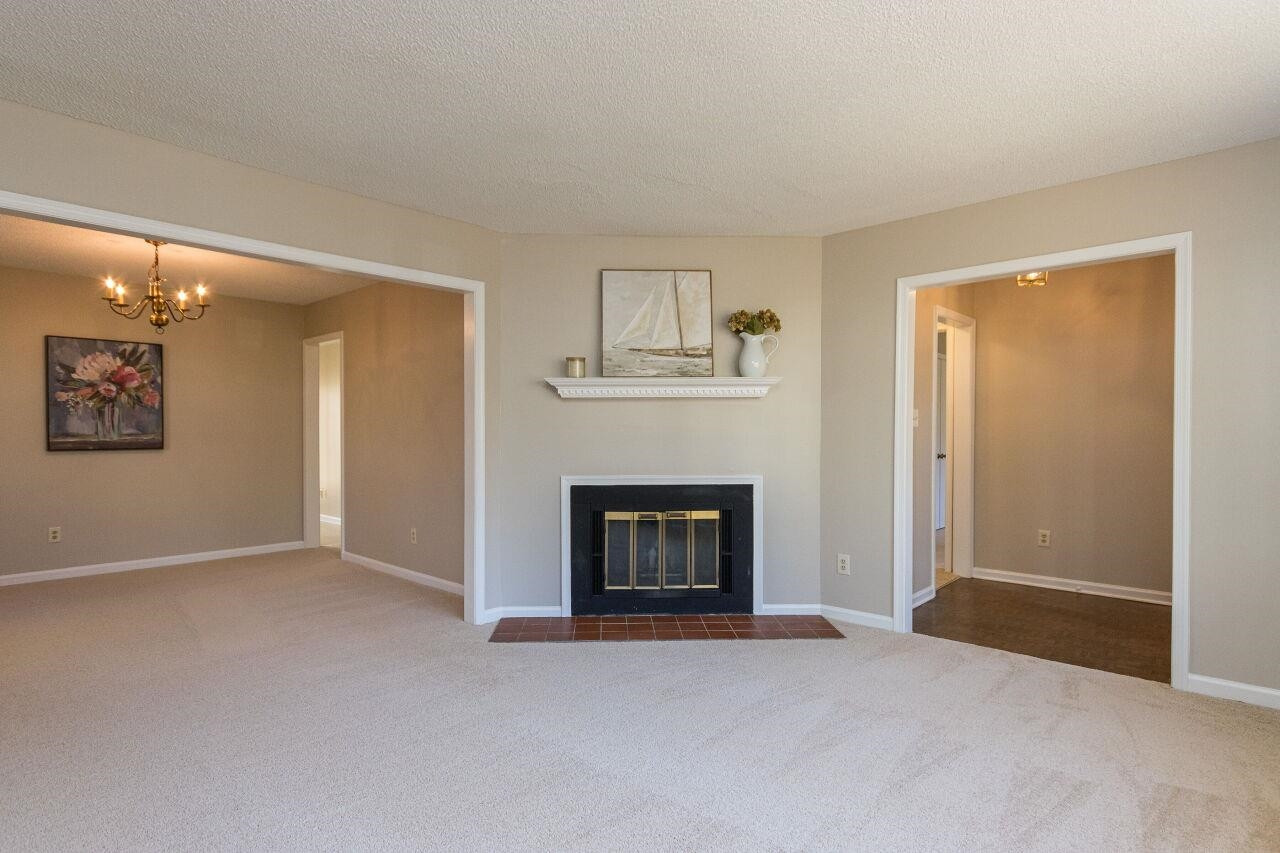 Corner Fireplace