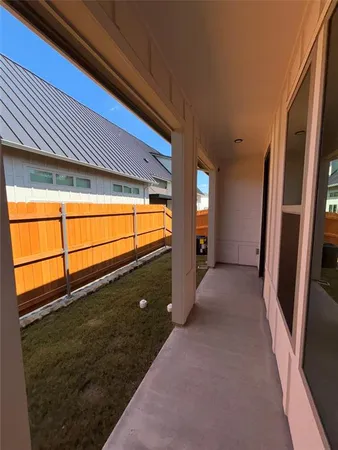 a view of a porch