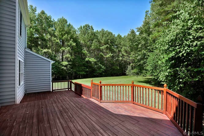 1554 Walkers Ridge Road Powhatan, VA 23139 - Photo 20 of 24 Huge deck overlooking very private backyard