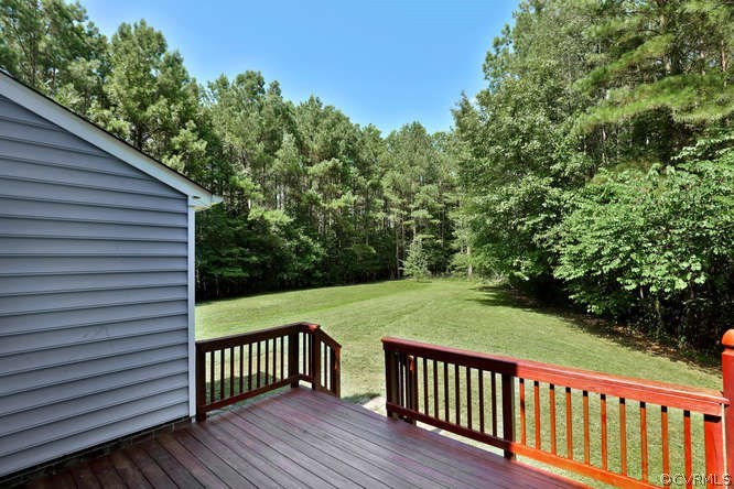 1554 Walkers Ridge Road Powhatan, VA 23139 - Photo 21 of 24 Deck overlooking backyard