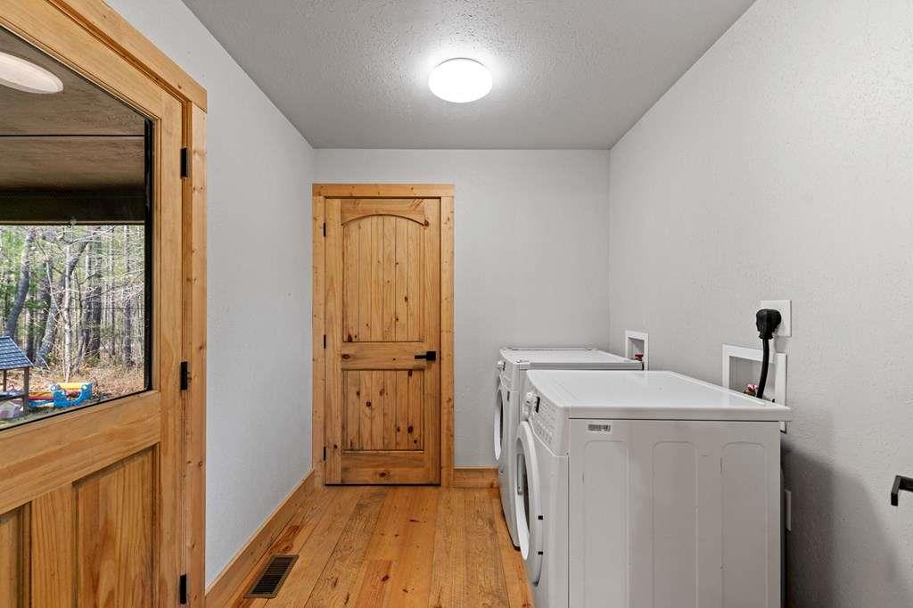 384 Maxwell Road Blue Ridge, GA 30513 - Photo 27 of 68 a utility room with dryer and washer