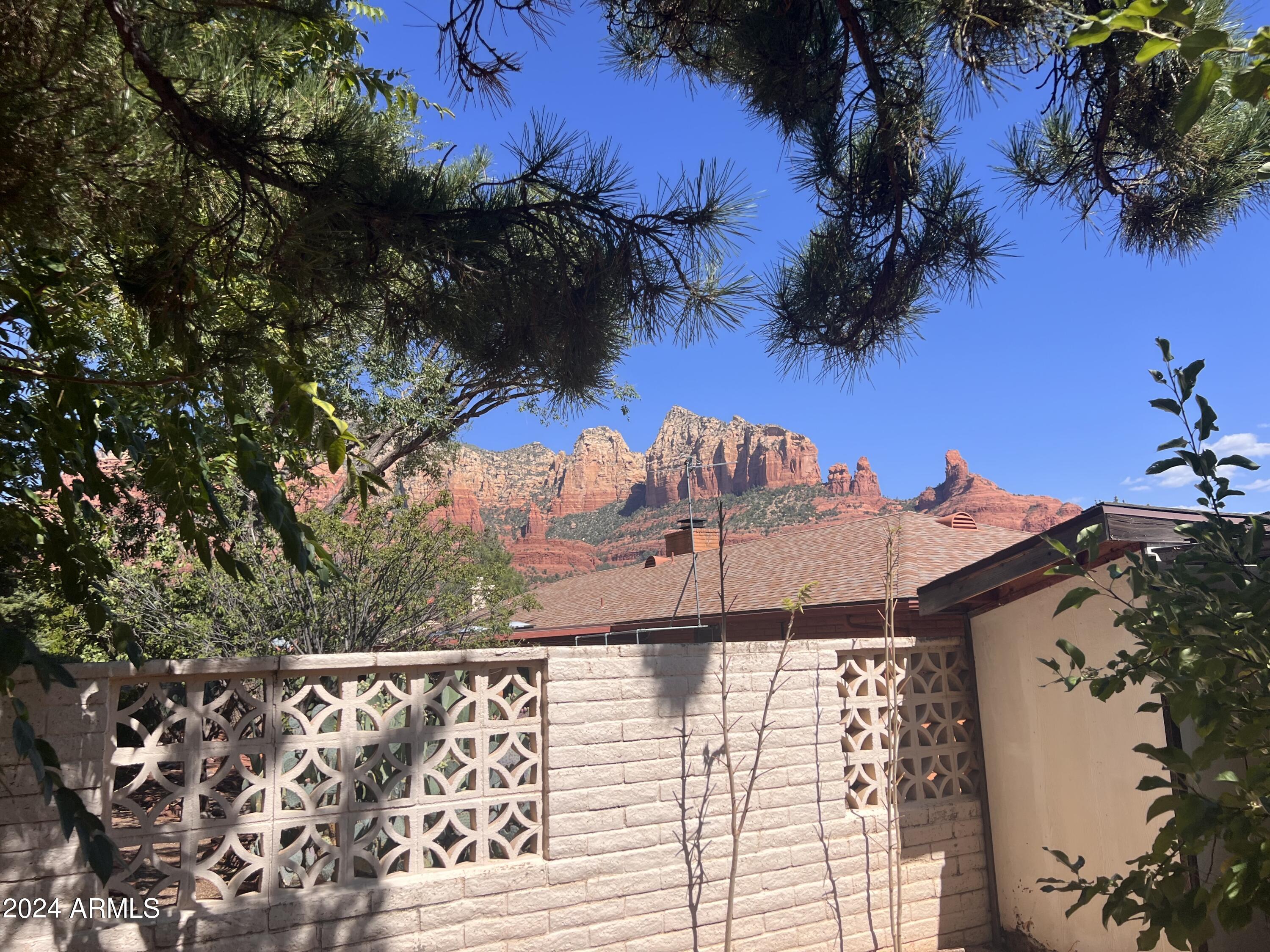 90 Tonto Road Sedona, AZ 86336 - Photo 6 of 21 Backyard View