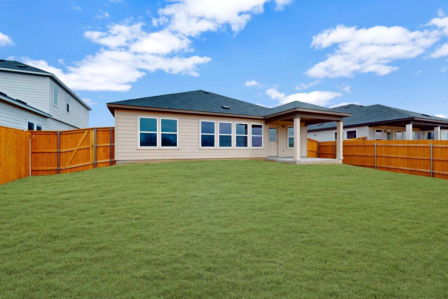 20009 Hirono Drive Manor, TX 78653 - Photo 36 of 39 a view of a house with a big yard