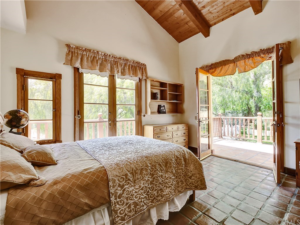 23740 Webb Road Chatsworth, CA 91311 - Photo 14 of 32 Upper level, this guest bedroom is filled with natural light