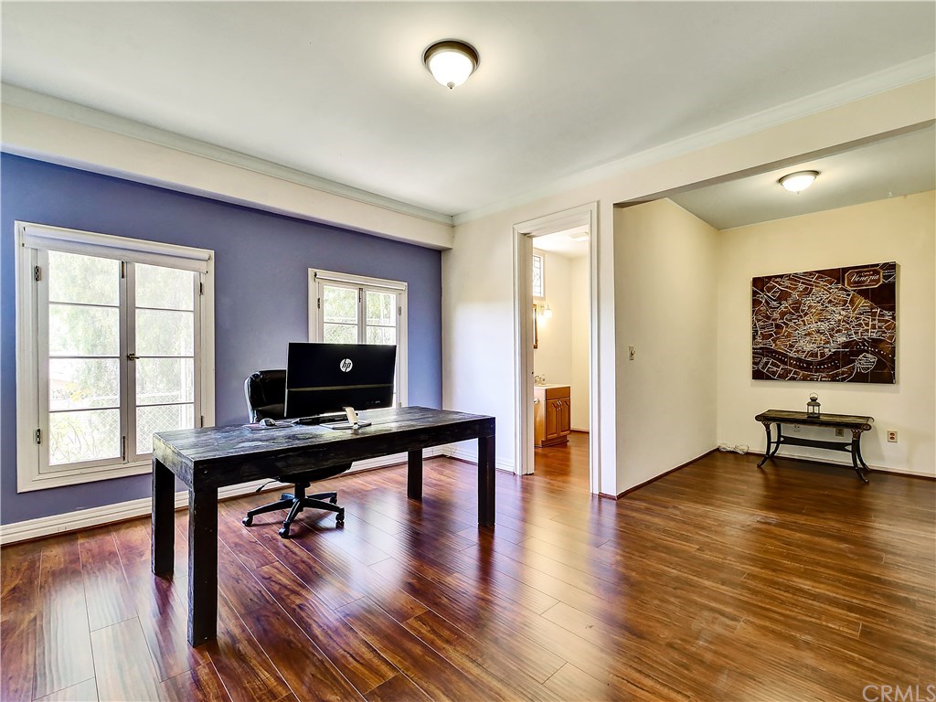 23740 Webb Road Chatsworth, CA 91311 - Photo 24 of 32 Large office or 4th bedroom. Also features its own private 1/2 bathroom.