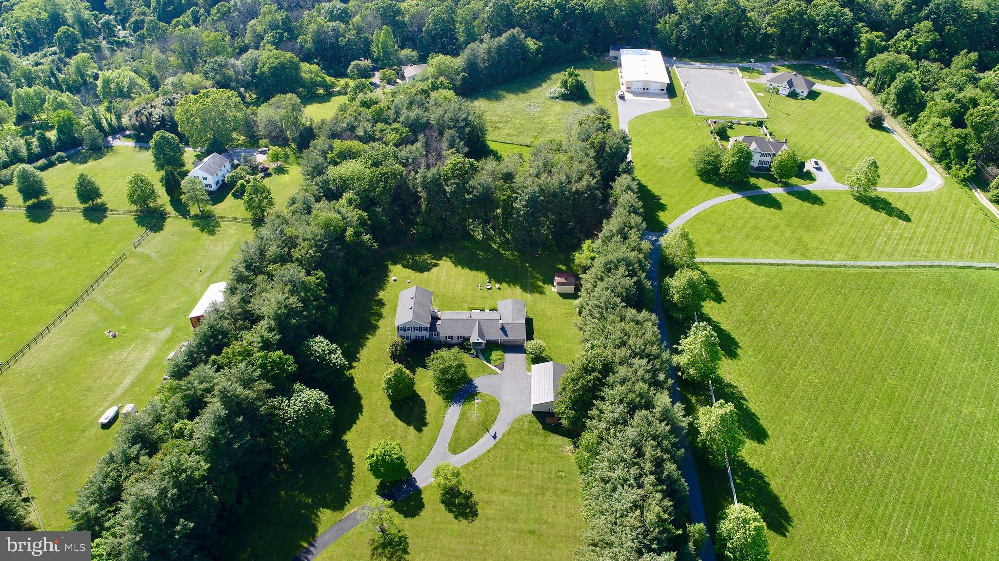 Drone photo of entire land