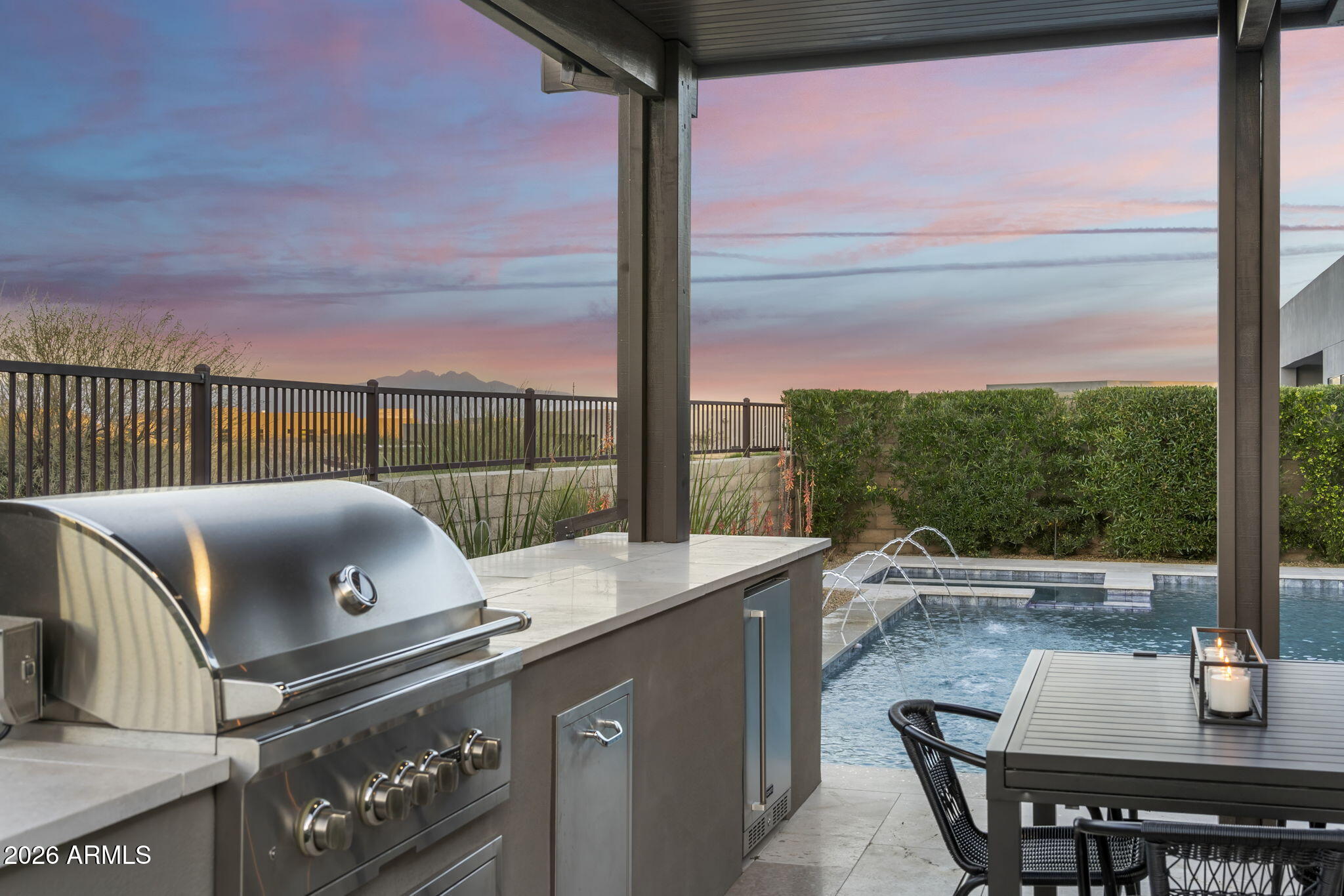 13062 East La Junta Road Scottsdale, AZ 85255 - Photo 62 of 104 BBQ with a view