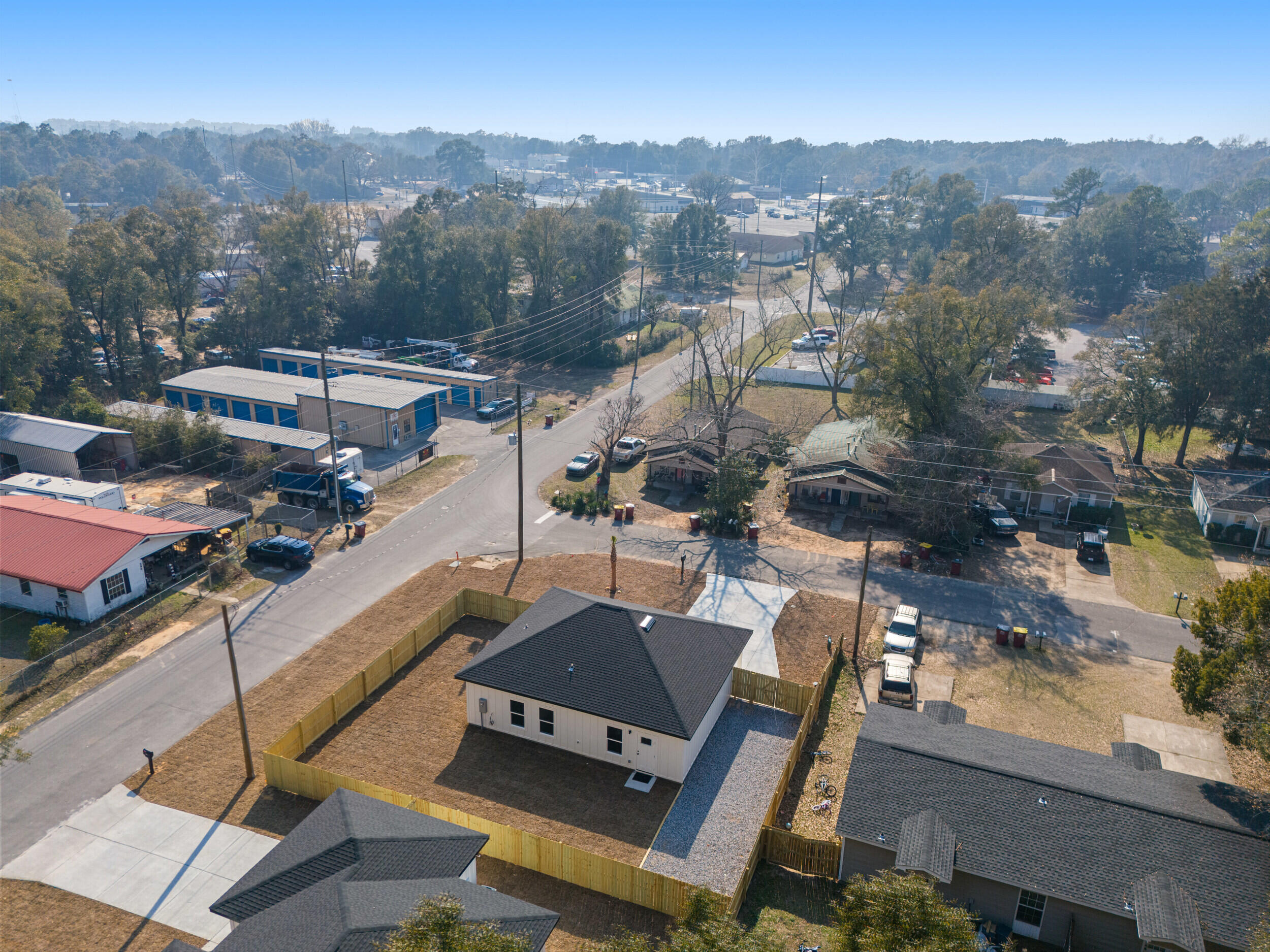 873 Brett Street South Crestview, FL 32539 - Photo 46 of 50 an aerial view of a house with a mountain view