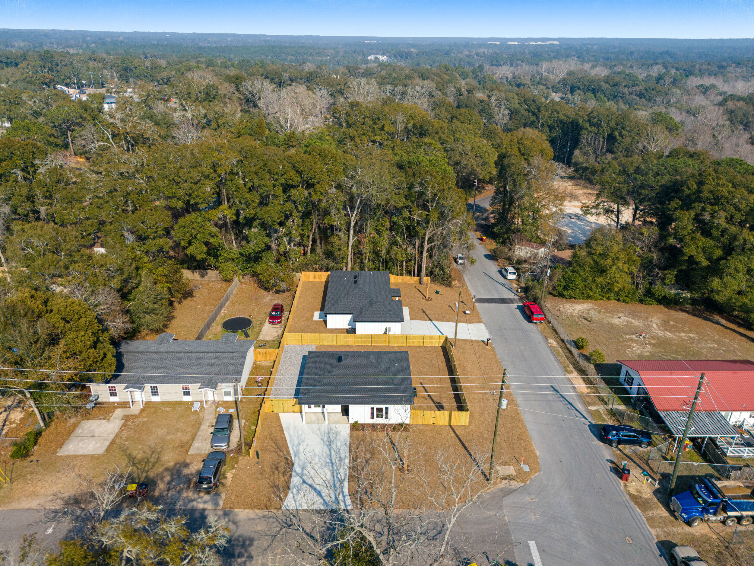 873 Brett Street South Crestview, FL 32539 - Photo 48 of 50 an aerial view of a house with a yard