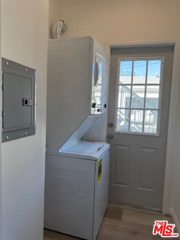 a room with storage and utility