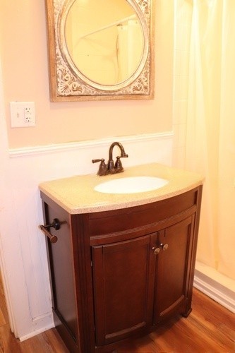 209 Church Street Dover, TN 37058 - Photo 11 of 16 a bathroom with a sink and a mirror