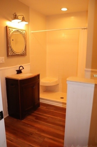 209 Church Street Dover, TN 37058 - Photo 9 of 16 a bathroom with a sink and a mirror
