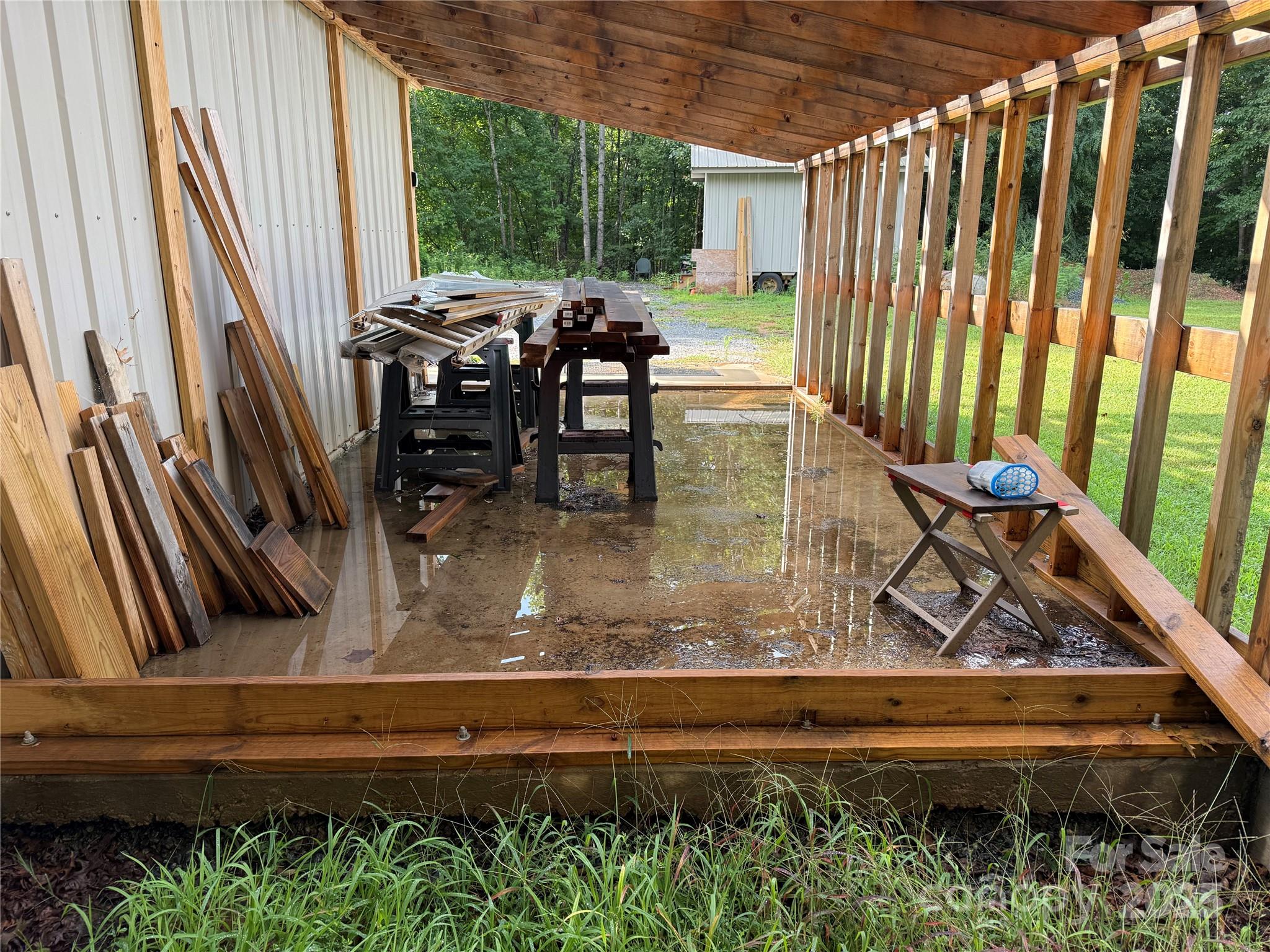 637 Ridge Road Marion, NC 28752 - Photo 15 of 18 a view of swimming pool with outdoor seating and plants