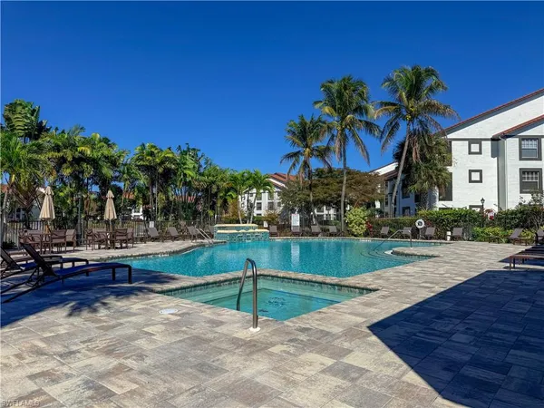 a view of outdoor space yard and swimming pool