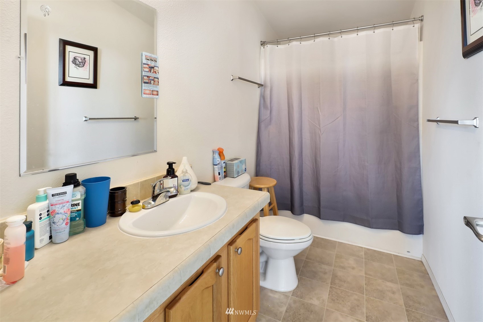 5397 Olson Road Ferndale, WA 98248 - Photo 33 of 40 a bathroom with a sink toilet and shower