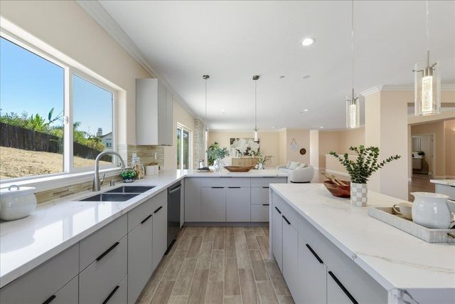a bath tub sitting next to a bathroom